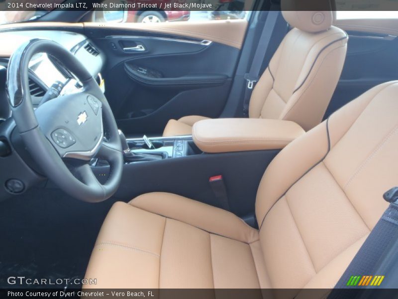 White Diamond Tricoat / Jet Black/Mojave 2014 Chevrolet Impala LTZ