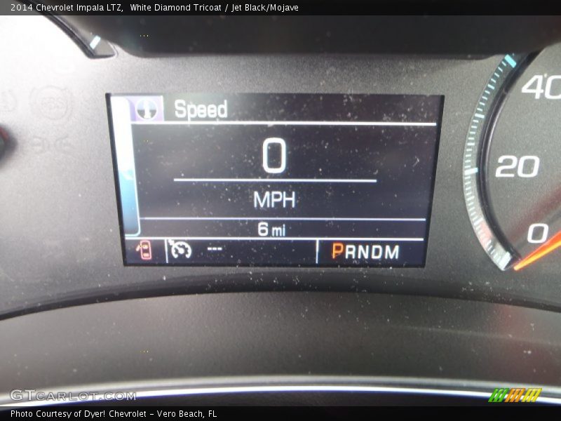 White Diamond Tricoat / Jet Black/Mojave 2014 Chevrolet Impala LTZ