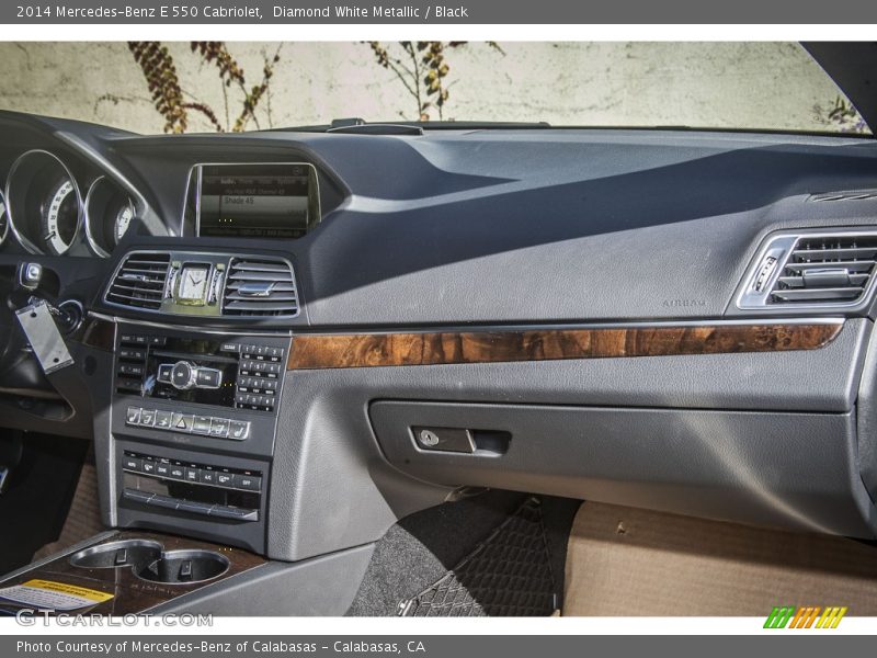 Diamond White Metallic / Black 2014 Mercedes-Benz E 550 Cabriolet