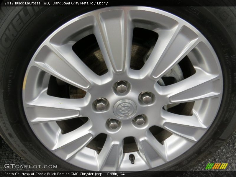 Dark Steel Gray Metallic / Ebony 2012 Buick LaCrosse FWD