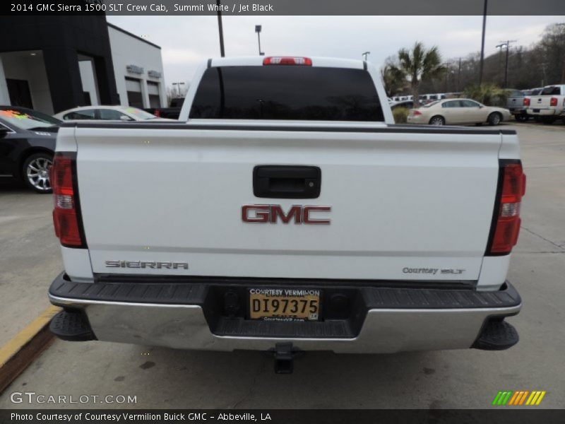 Summit White / Jet Black 2014 GMC Sierra 1500 SLT Crew Cab