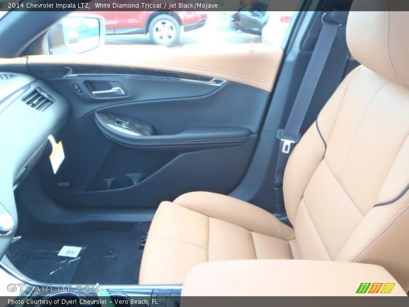White Diamond Tricoat / Jet Black/Mojave 2014 Chevrolet Impala LTZ