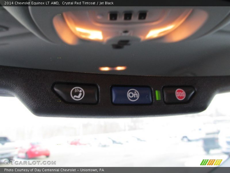 Crystal Red Tintcoat / Jet Black 2014 Chevrolet Equinox LT AWD