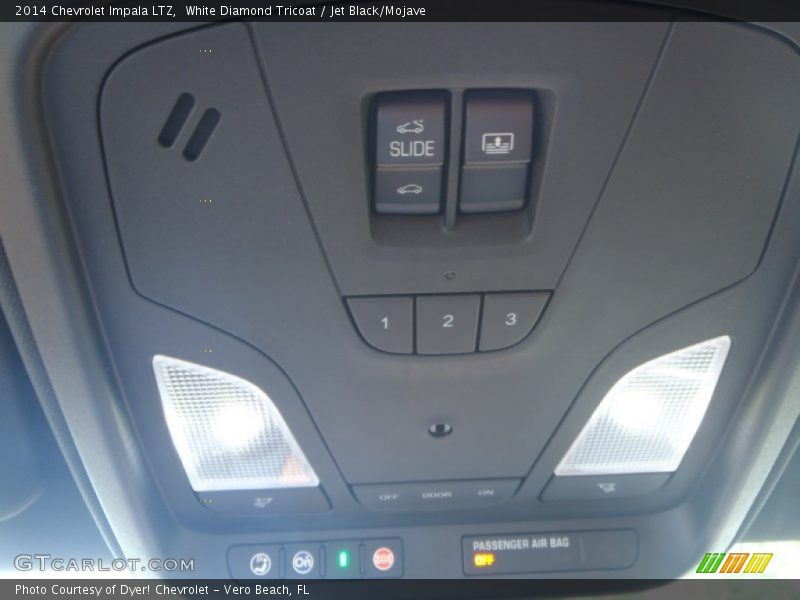 White Diamond Tricoat / Jet Black/Mojave 2014 Chevrolet Impala LTZ