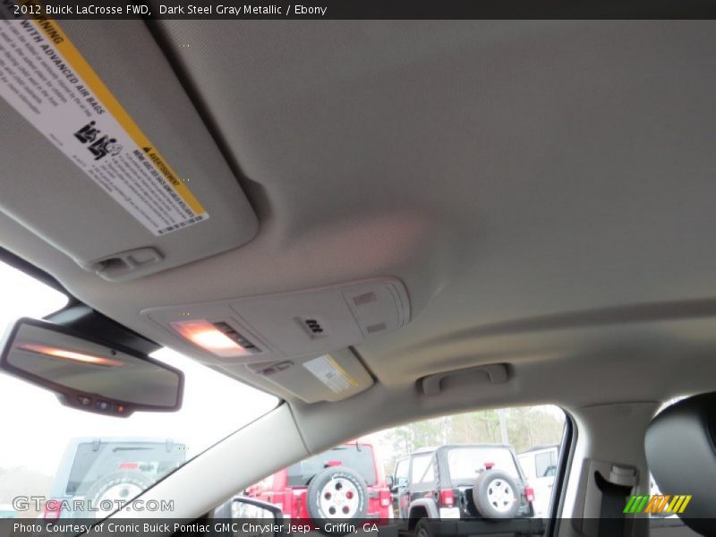 Dark Steel Gray Metallic / Ebony 2012 Buick LaCrosse FWD