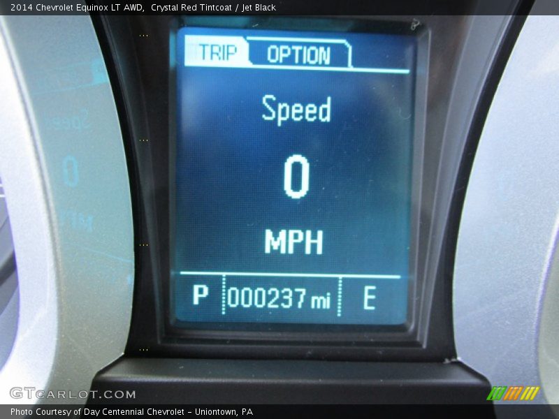 Crystal Red Tintcoat / Jet Black 2014 Chevrolet Equinox LT AWD