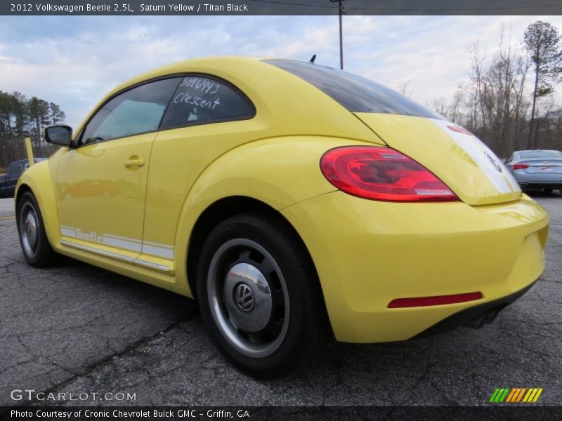 Saturn Yellow / Titan Black 2012 Volkswagen Beetle 2.5L