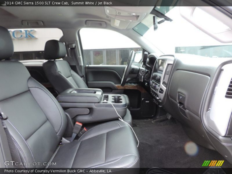 Summit White / Jet Black 2014 GMC Sierra 1500 SLT Crew Cab