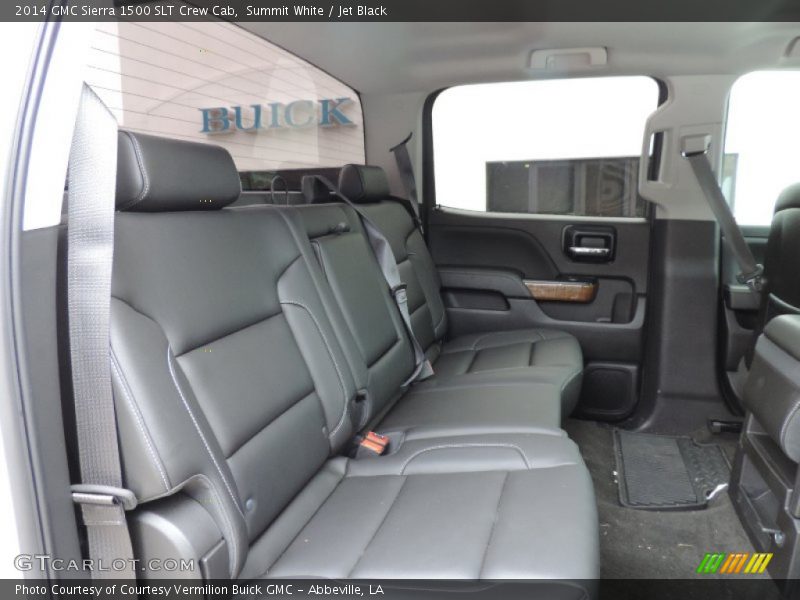 Summit White / Jet Black 2014 GMC Sierra 1500 SLT Crew Cab