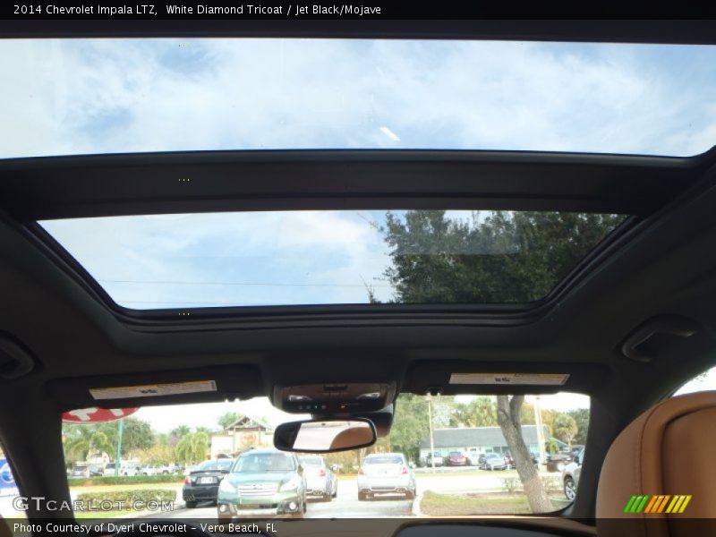 White Diamond Tricoat / Jet Black/Mojave 2014 Chevrolet Impala LTZ