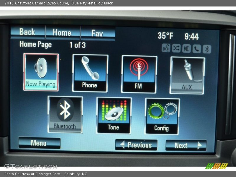 Blue Ray Metallic / Black 2013 Chevrolet Camaro SS/RS Coupe
