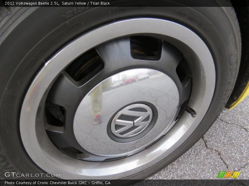 Saturn Yellow / Titan Black 2012 Volkswagen Beetle 2.5L