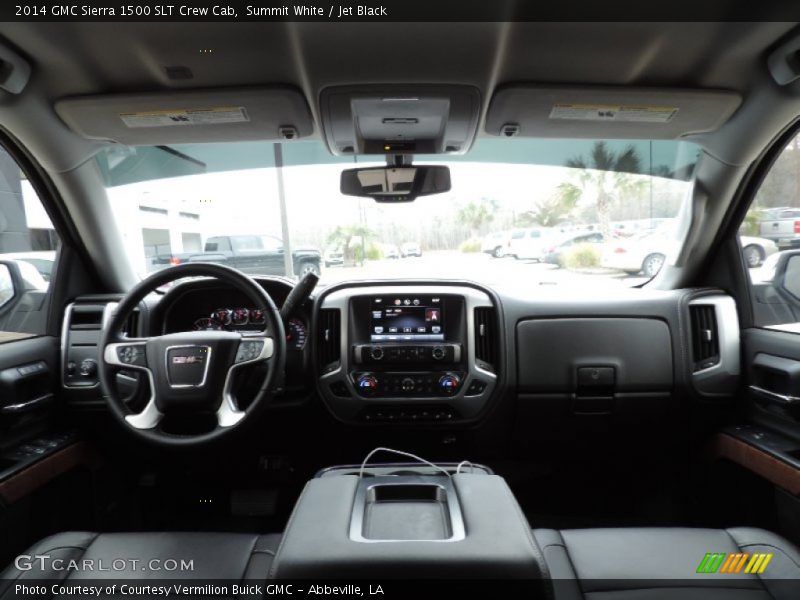 Summit White / Jet Black 2014 GMC Sierra 1500 SLT Crew Cab