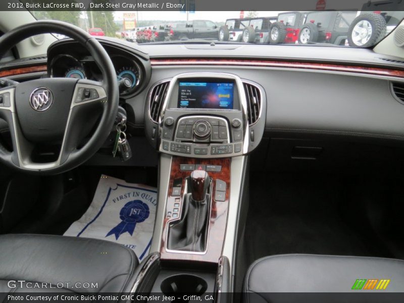 Dark Steel Gray Metallic / Ebony 2012 Buick LaCrosse FWD