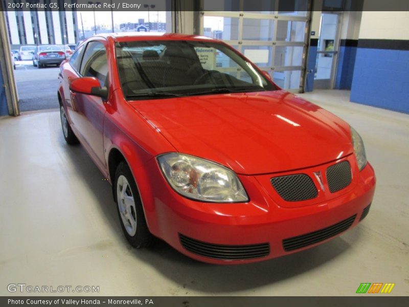 Performance Red / Ebony 2007 Pontiac G5