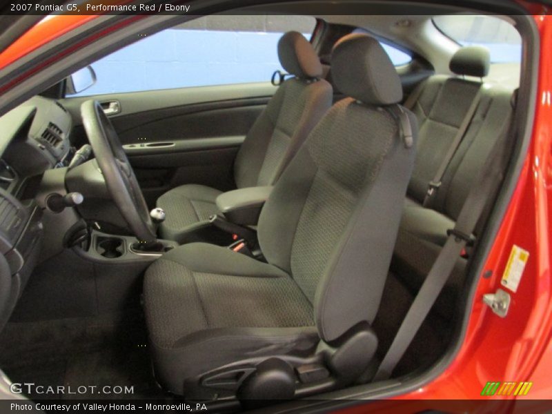 Performance Red / Ebony 2007 Pontiac G5