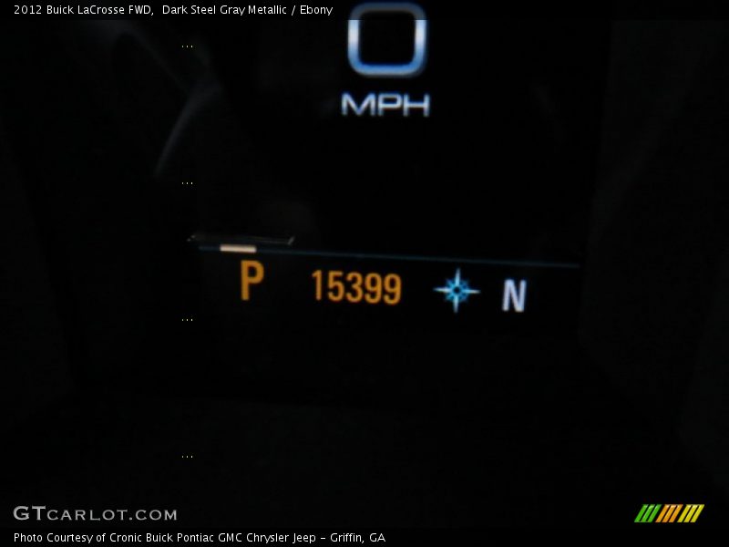 Dark Steel Gray Metallic / Ebony 2012 Buick LaCrosse FWD