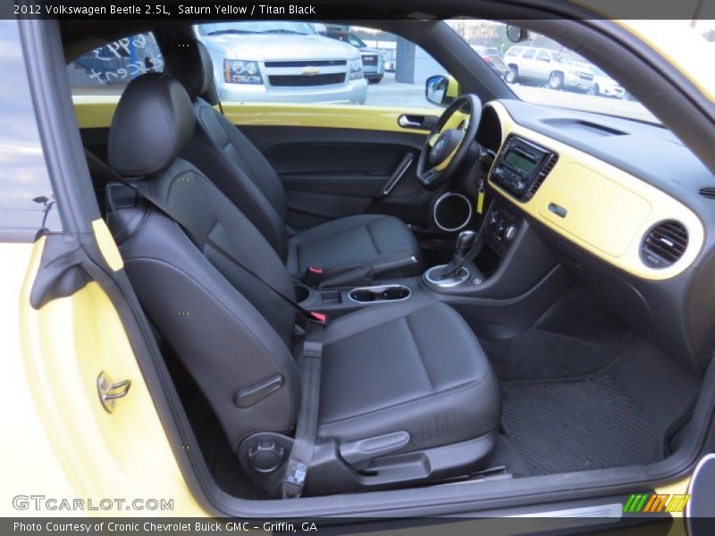 Saturn Yellow / Titan Black 2012 Volkswagen Beetle 2.5L