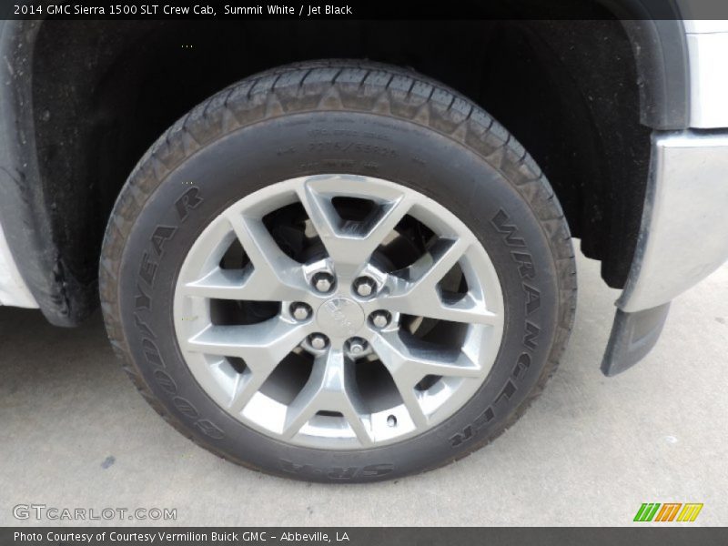 Summit White / Jet Black 2014 GMC Sierra 1500 SLT Crew Cab