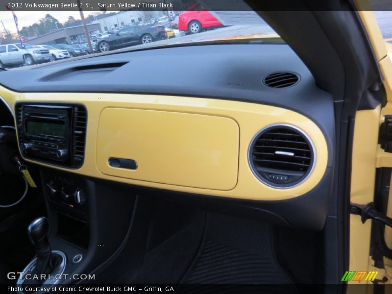 Saturn Yellow / Titan Black 2012 Volkswagen Beetle 2.5L
