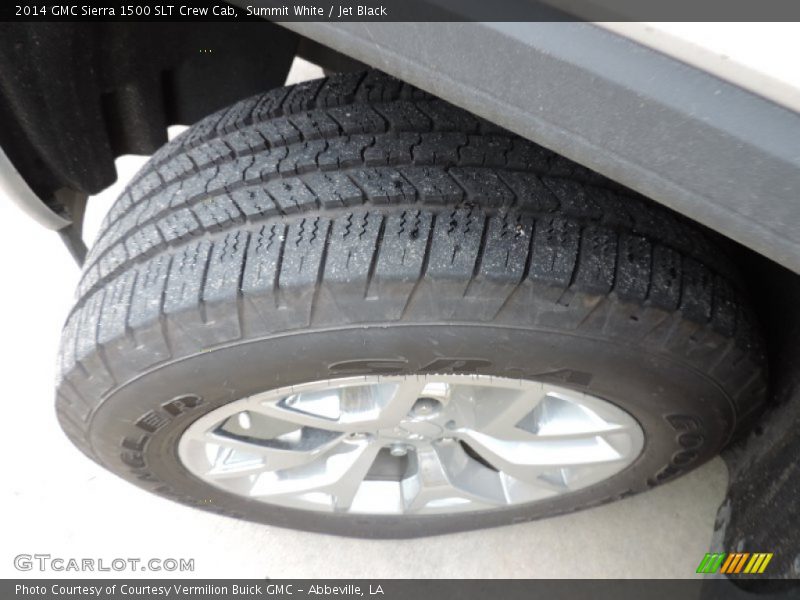 Summit White / Jet Black 2014 GMC Sierra 1500 SLT Crew Cab