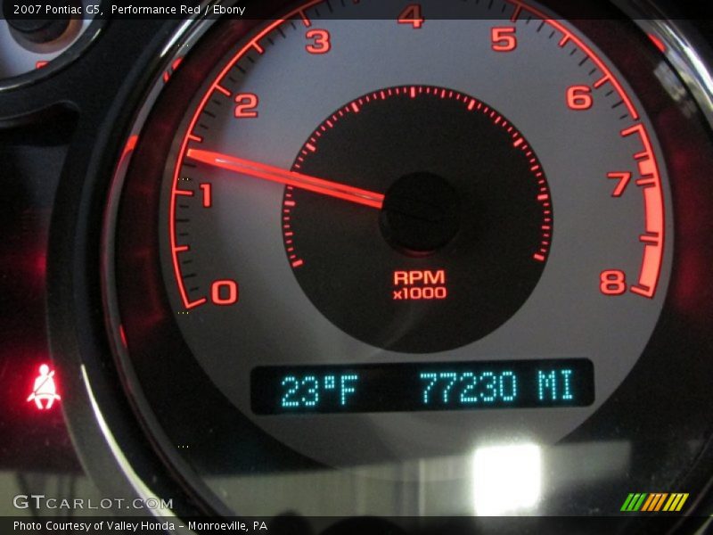 Performance Red / Ebony 2007 Pontiac G5
