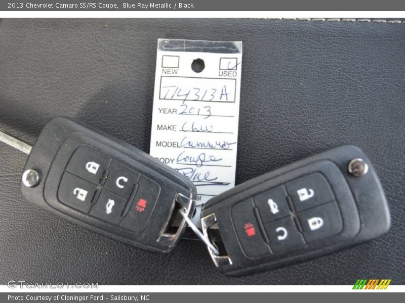 Blue Ray Metallic / Black 2013 Chevrolet Camaro SS/RS Coupe