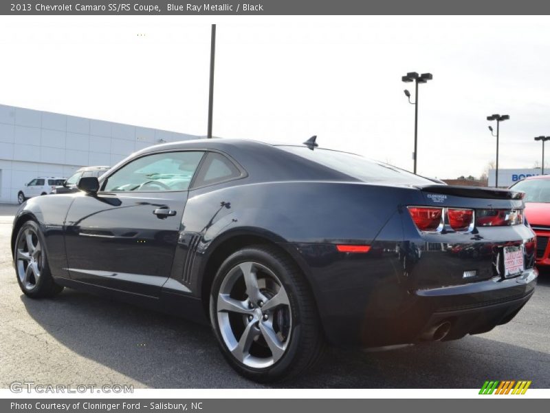 Blue Ray Metallic / Black 2013 Chevrolet Camaro SS/RS Coupe