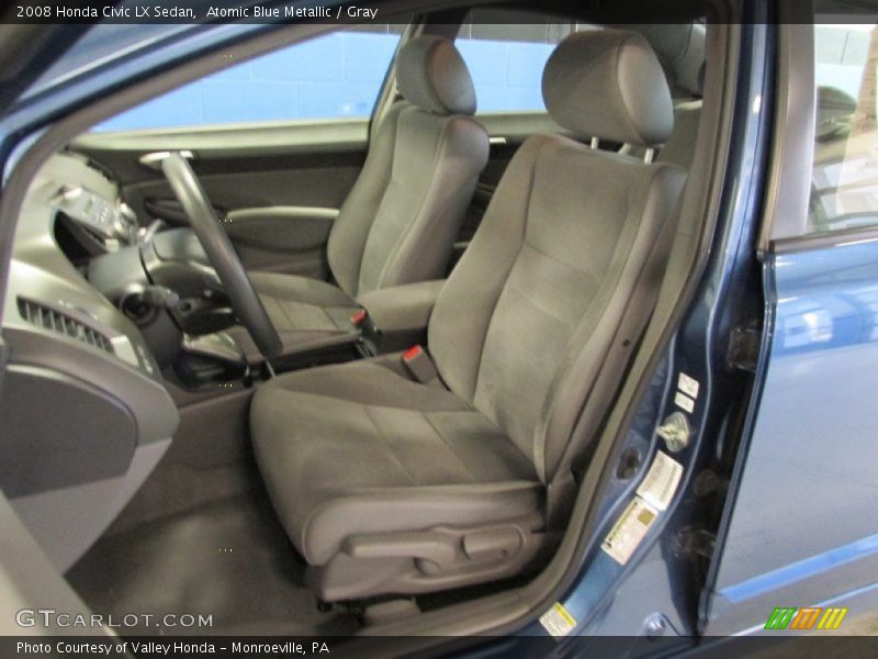 Atomic Blue Metallic / Gray 2008 Honda Civic LX Sedan
