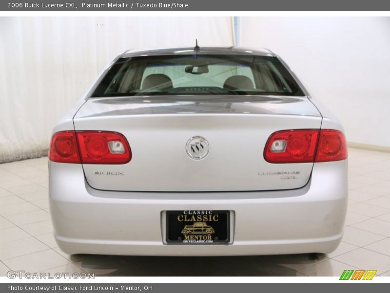 Platinum Metallic / Tuxedo Blue/Shale 2006 Buick Lucerne CXL