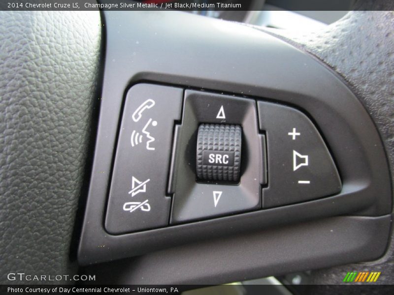 Champagne Silver Metallic / Jet Black/Medium Titanium 2014 Chevrolet Cruze LS