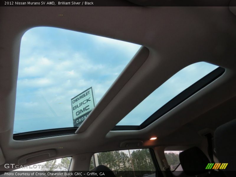 Brilliant Silver / Black 2012 Nissan Murano SV AWD