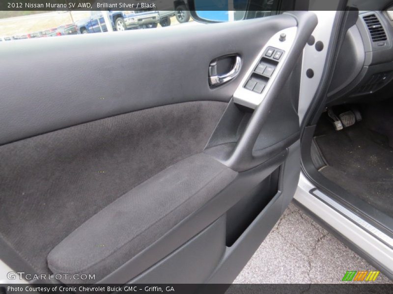 Brilliant Silver / Black 2012 Nissan Murano SV AWD