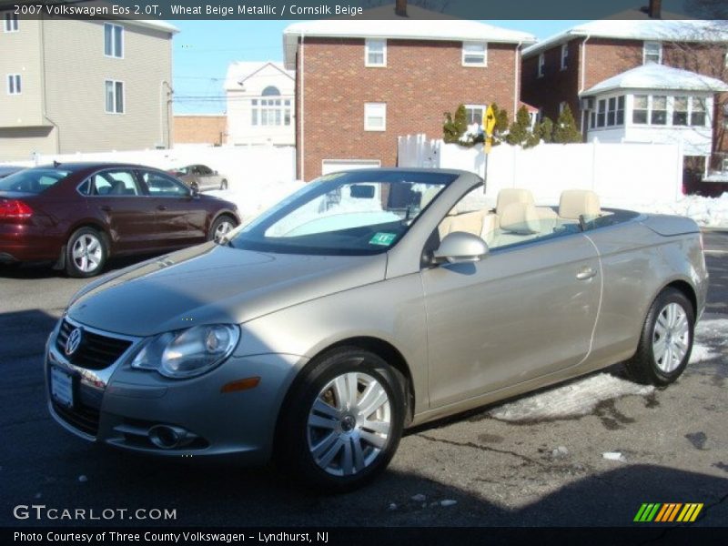 Wheat Beige Metallic / Cornsilk Beige 2007 Volkswagen Eos 2.0T