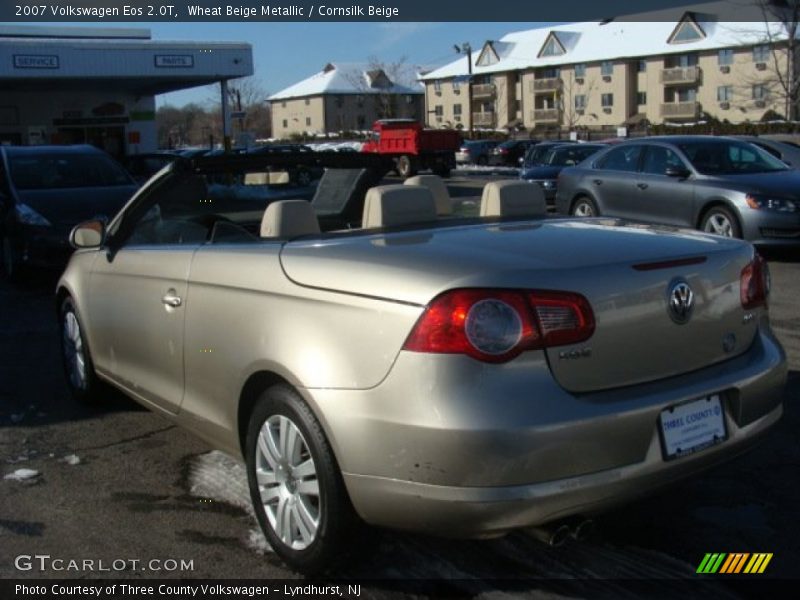 Wheat Beige Metallic / Cornsilk Beige 2007 Volkswagen Eos 2.0T