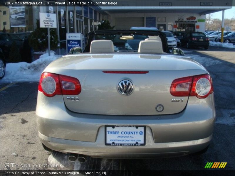 Wheat Beige Metallic / Cornsilk Beige 2007 Volkswagen Eos 2.0T