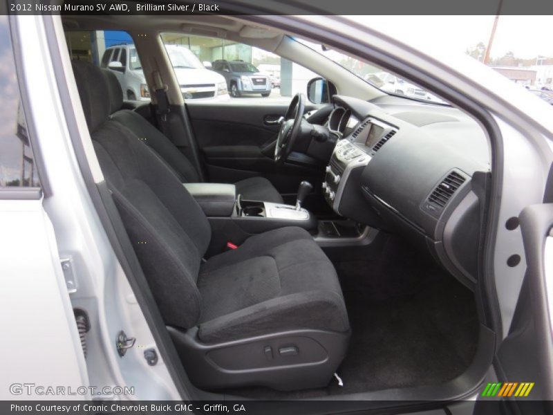 Brilliant Silver / Black 2012 Nissan Murano SV AWD
