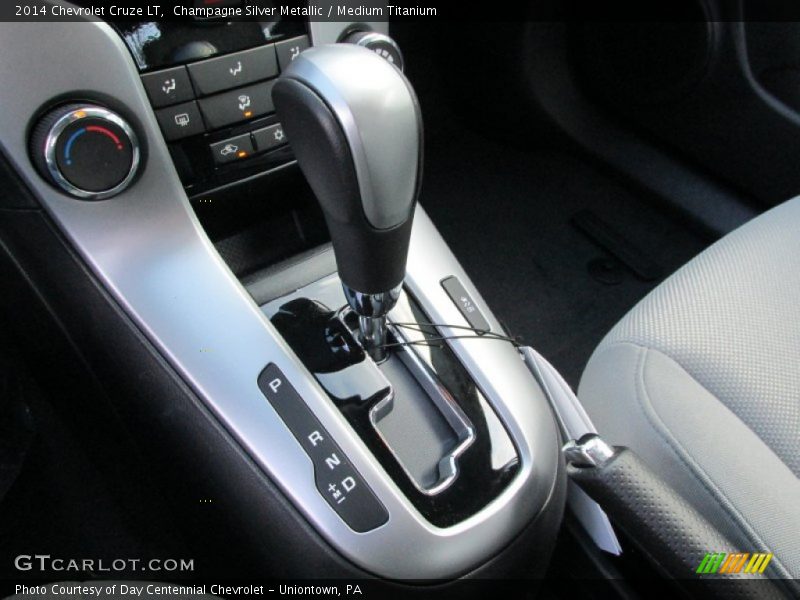 Champagne Silver Metallic / Medium Titanium 2014 Chevrolet Cruze LT
