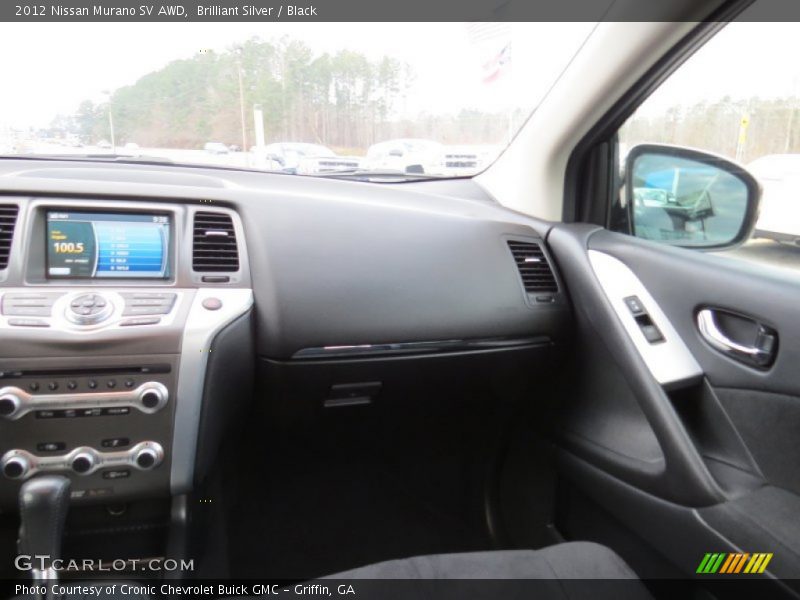 Brilliant Silver / Black 2012 Nissan Murano SV AWD