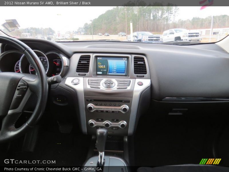 Brilliant Silver / Black 2012 Nissan Murano SV AWD
