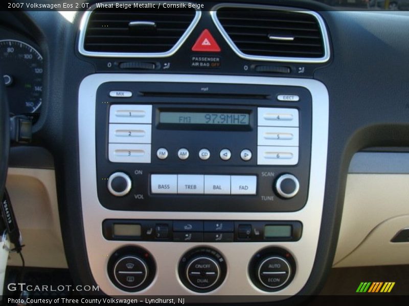 Wheat Beige Metallic / Cornsilk Beige 2007 Volkswagen Eos 2.0T