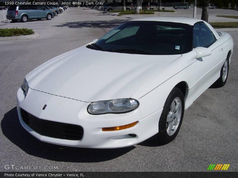 Arctic White / Dark Gray 1999 Chevrolet Camaro Coupe