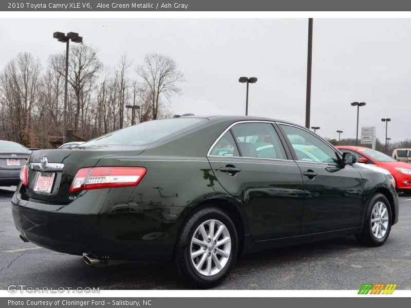 Aloe Green Metallic / Ash Gray 2010 Toyota Camry XLE V6