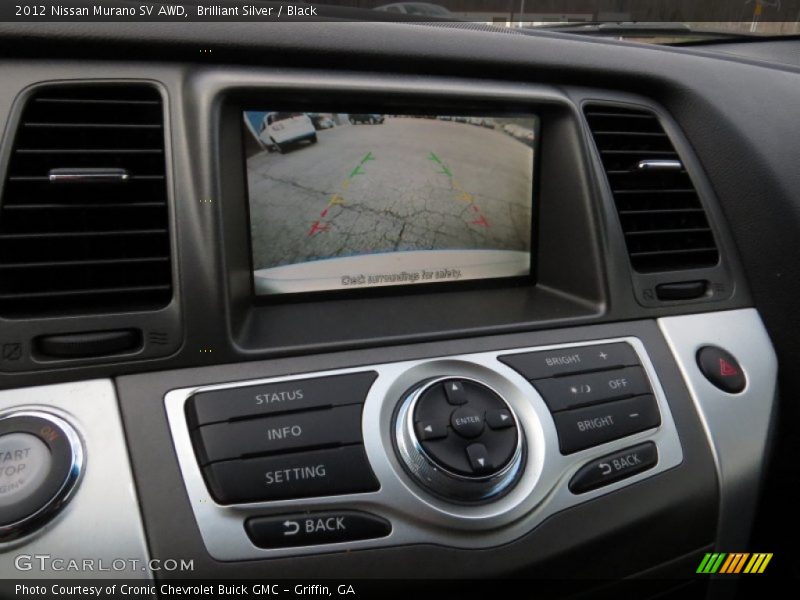 Brilliant Silver / Black 2012 Nissan Murano SV AWD