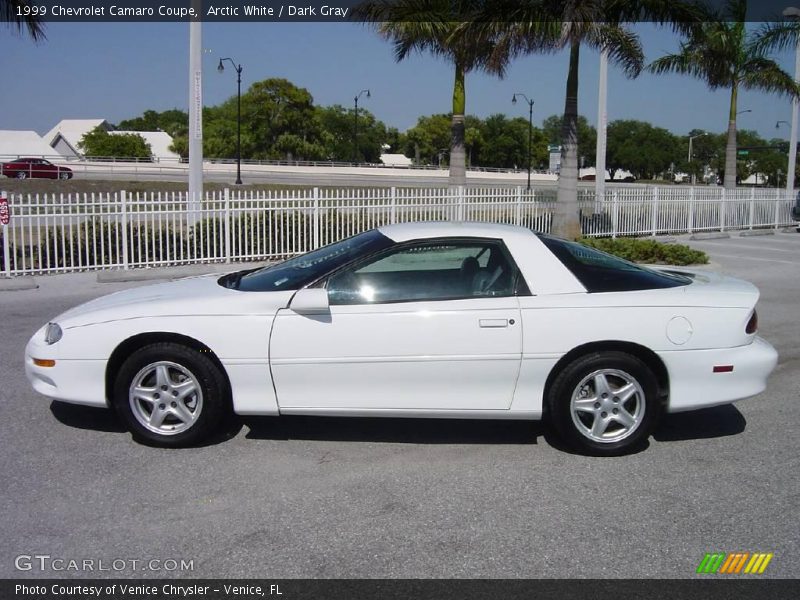 Arctic White / Dark Gray 1999 Chevrolet Camaro Coupe