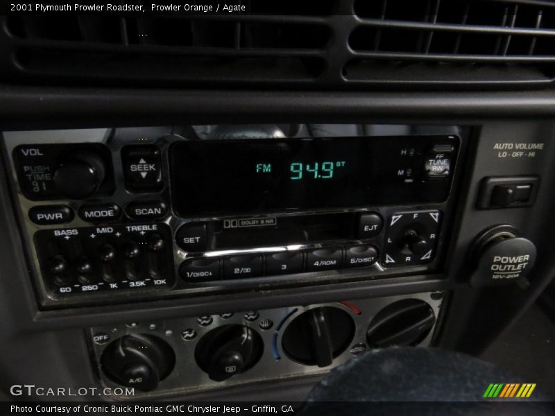 Controls of 2001 Prowler Roadster