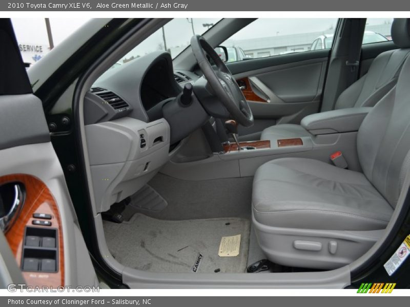 Aloe Green Metallic / Ash Gray 2010 Toyota Camry XLE V6