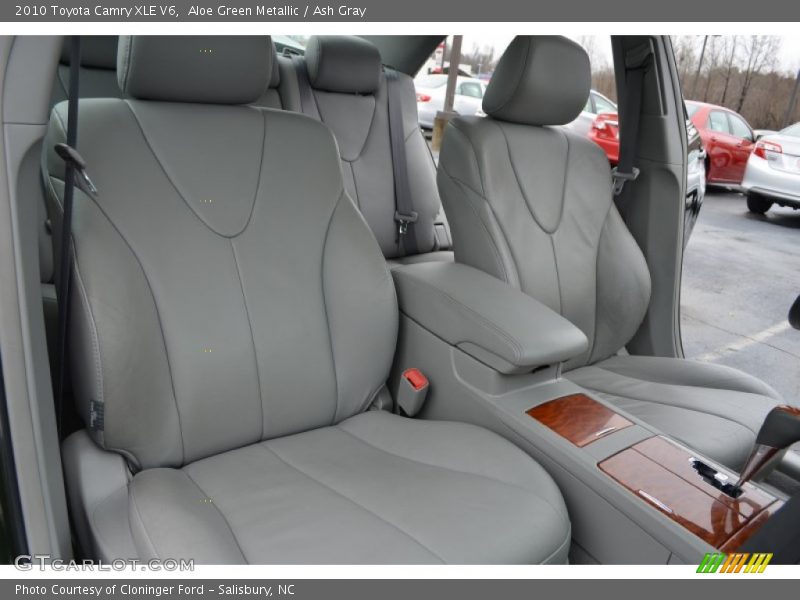 Aloe Green Metallic / Ash Gray 2010 Toyota Camry XLE V6
