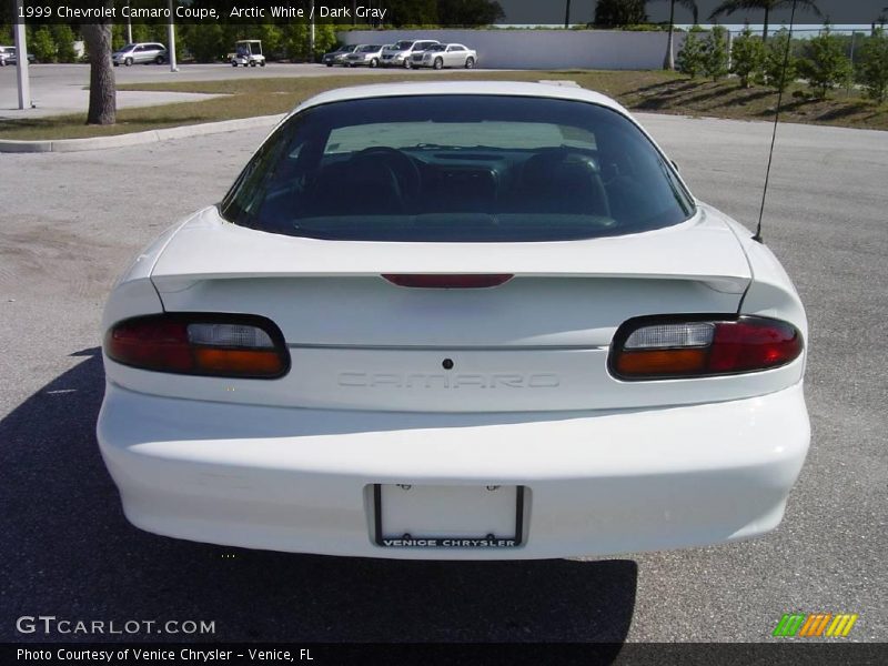 Arctic White / Dark Gray 1999 Chevrolet Camaro Coupe
