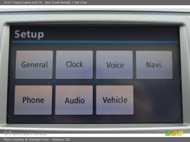Aloe Green Metallic / Ash Gray 2010 Toyota Camry XLE V6